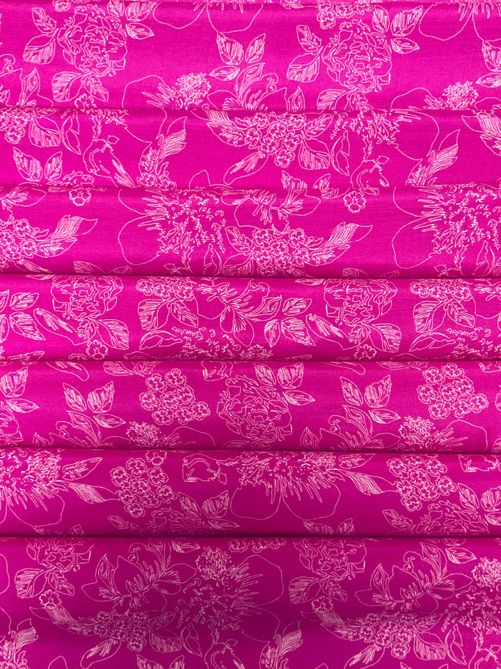 Pure Muslin Printed Fabric-46072
