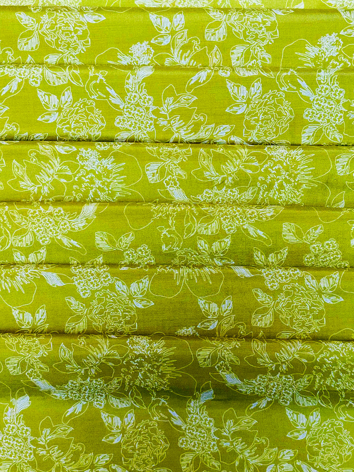Pure Muslin Printed Fabric-46069