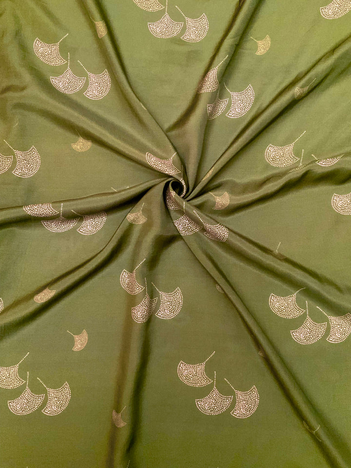 Pure Muslin Printed Fabric-46071