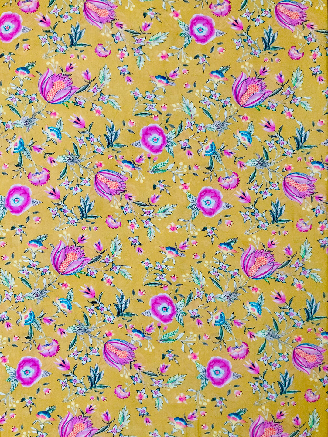 Pure Muslin Printed Fabric-26411