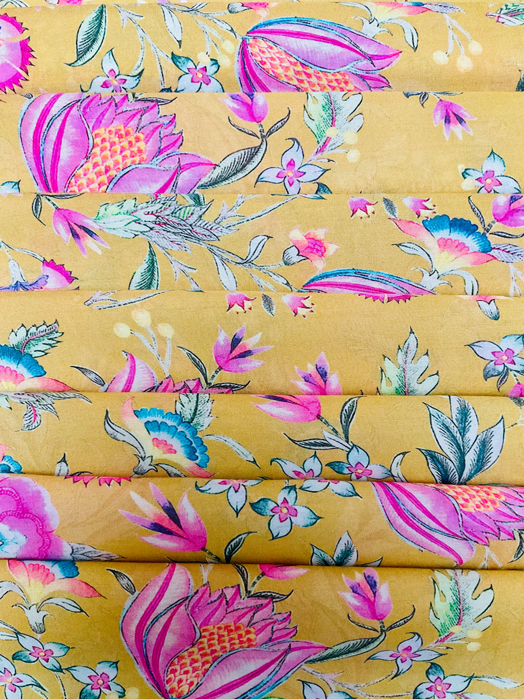 Pure Muslin Printed Fabric-26411