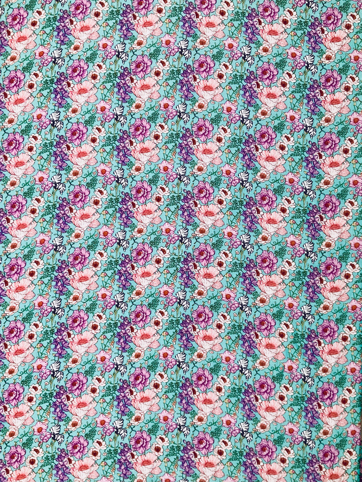 Pure Muslin Printed Fabric-36455