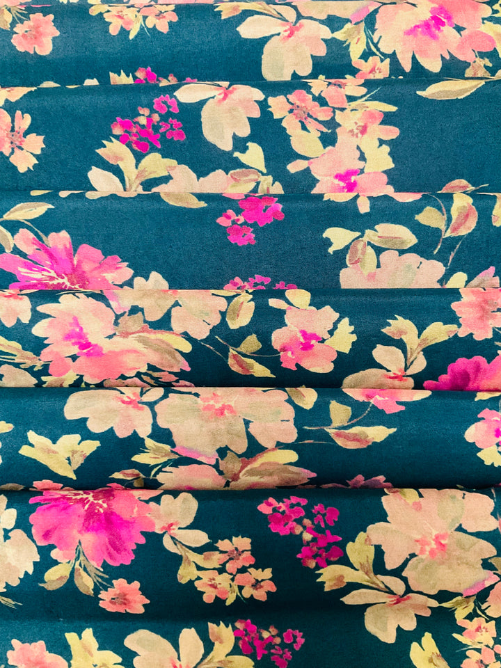 Pure Muslin Printed Fabric-39088