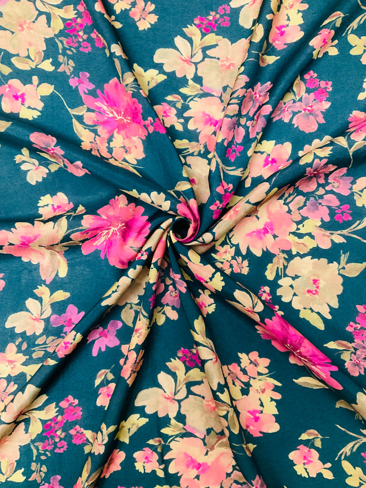 Pure Muslin Printed Fabric-39088