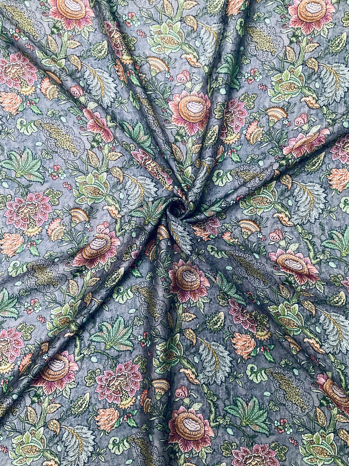 Pure Muslin Printed Fabric-39815