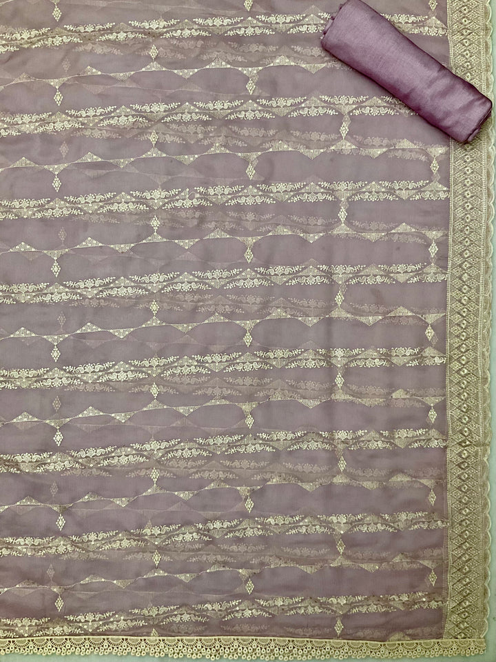 Chinnon Embroidered Unstiched Suit -47113