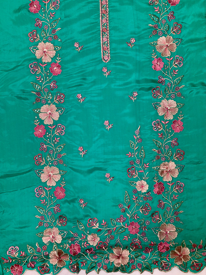 Chinnon Embroidered Unstitched Suit -49469