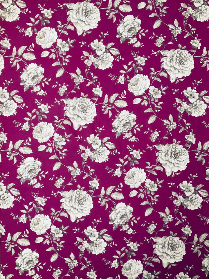 Pure Cotton Plain Fabric-53868 Purple