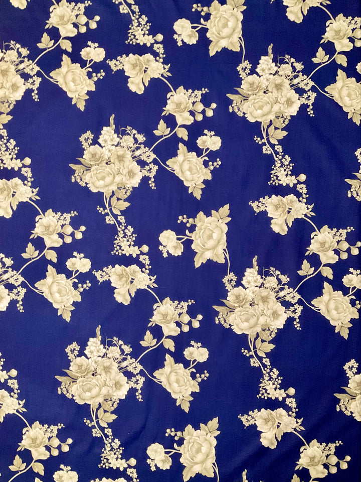 Pure Cotton Plain Fabric-53866 Blue