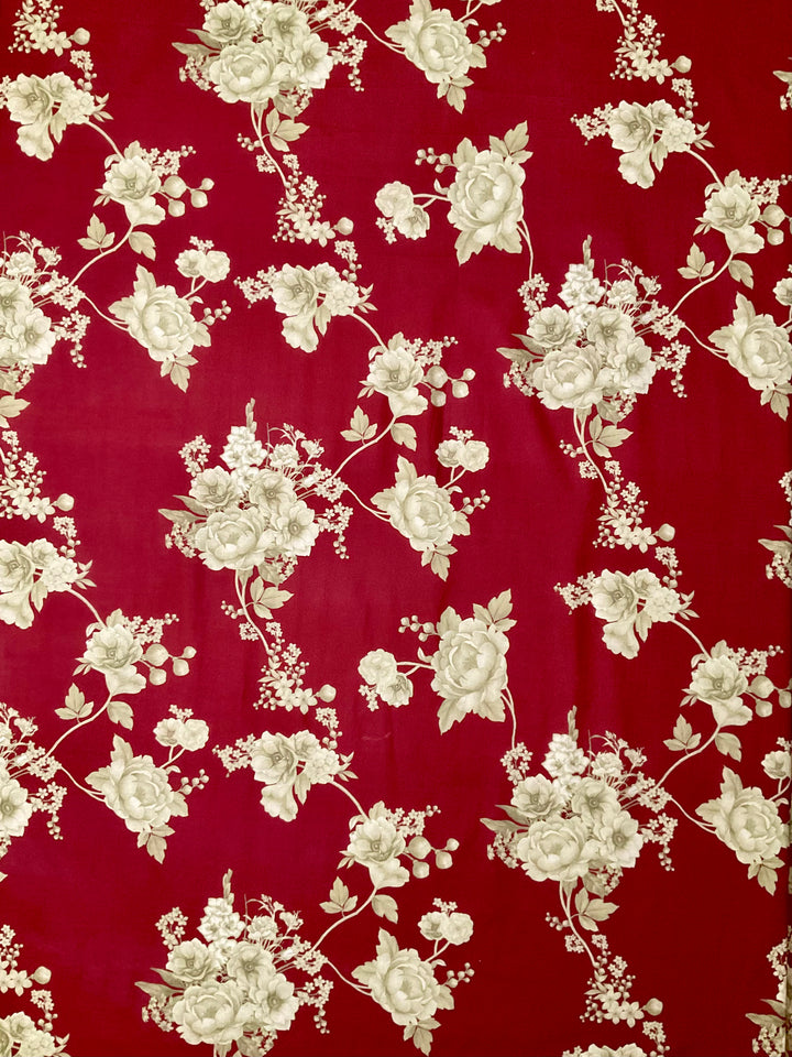 Pure Modal Plain Fabric-53867 Maroon