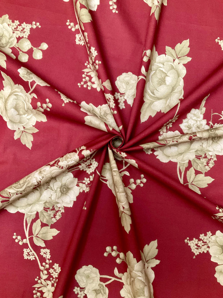 Pure Modal Plain Fabric-53867 Maroon