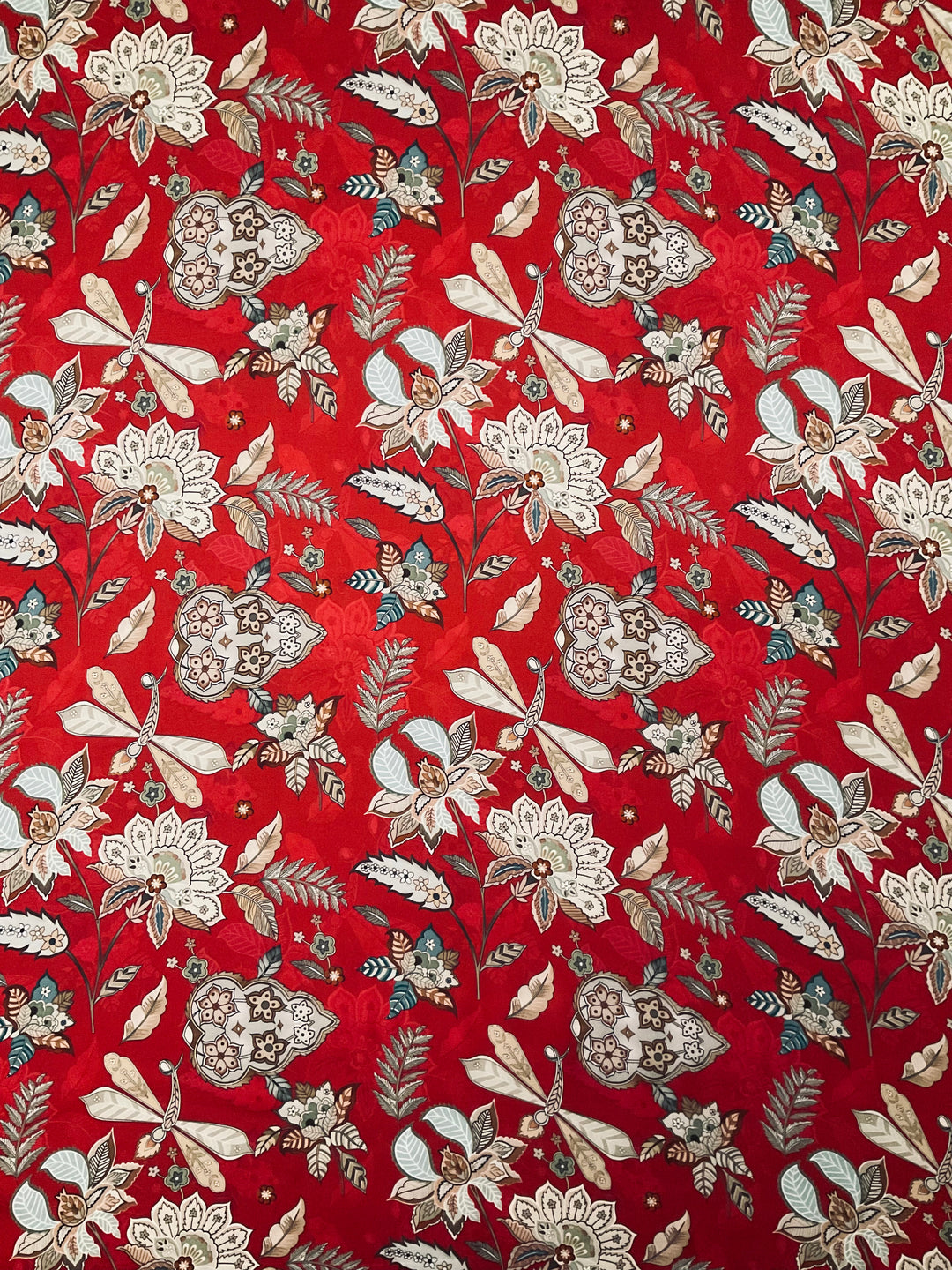 Pure Modal Plain Fabric-53863 Red