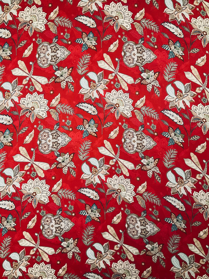 Pure Modal Plain Fabric-53863 Red