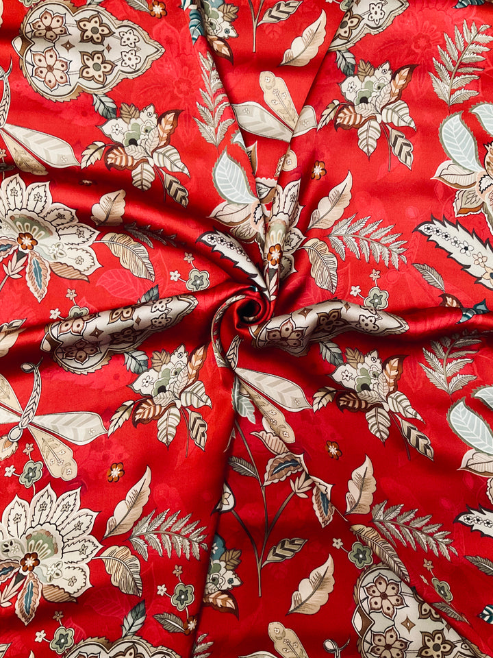 Pure Modal Plain Fabric-53863 Red