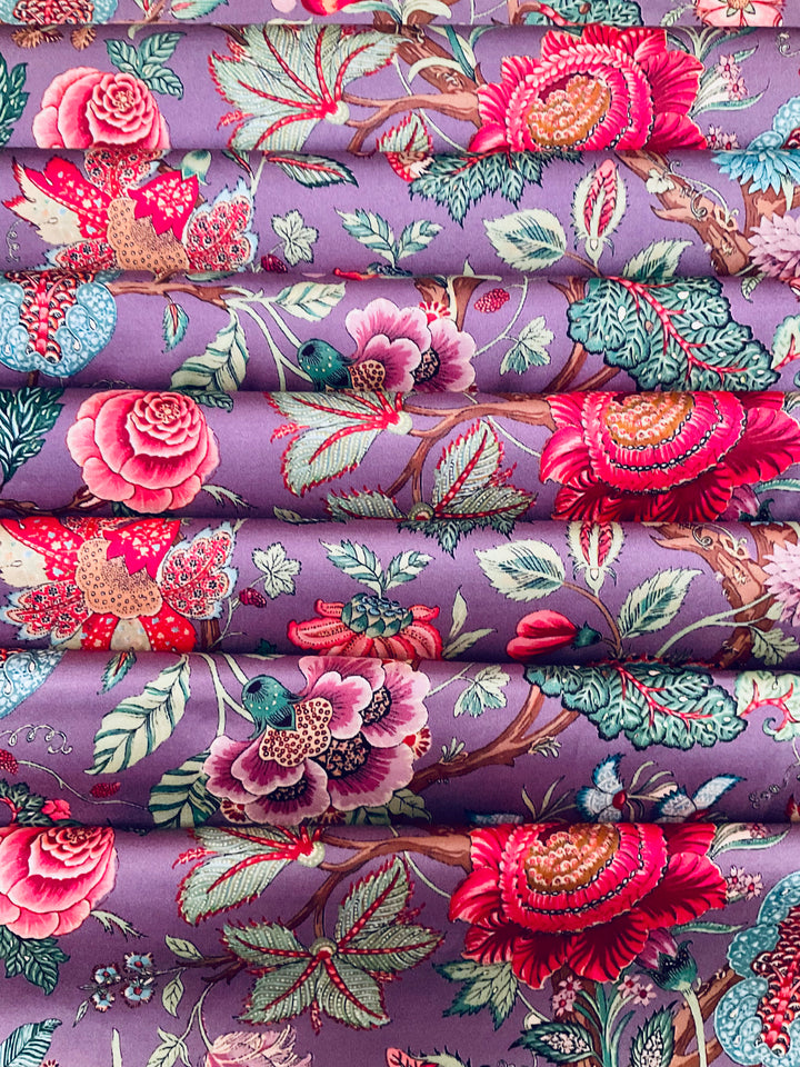 Pure Modal Plain Fabric-53858 Purple