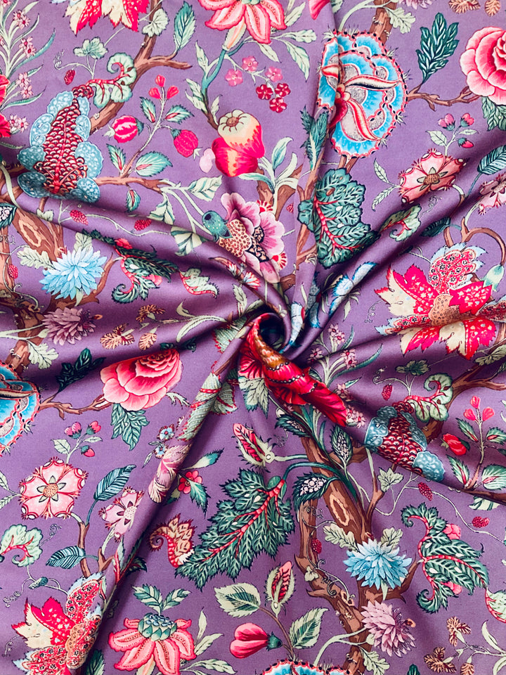 Pure Modal Plain Fabric-53858 Purple