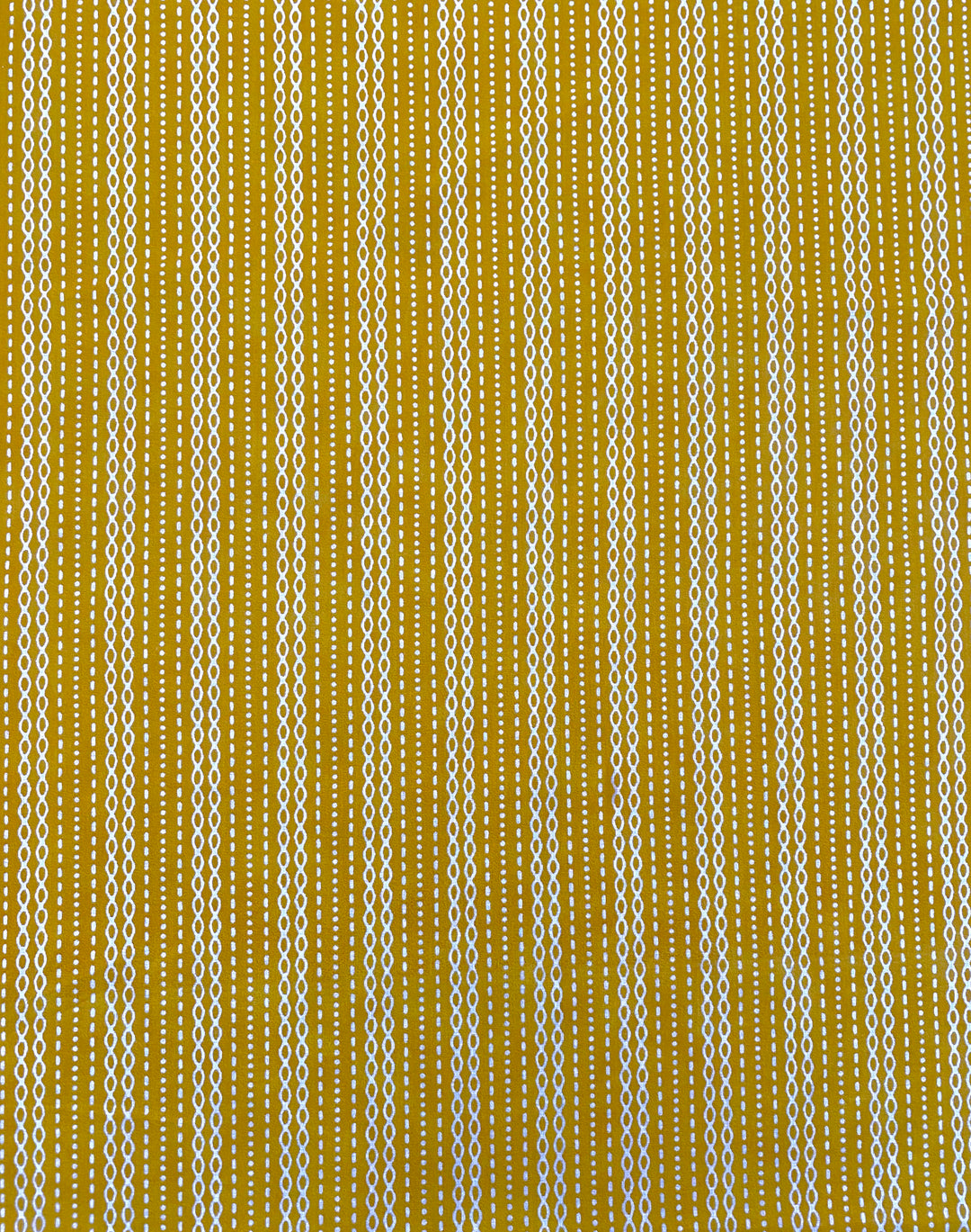 Printed Cotton Fabric Mustard