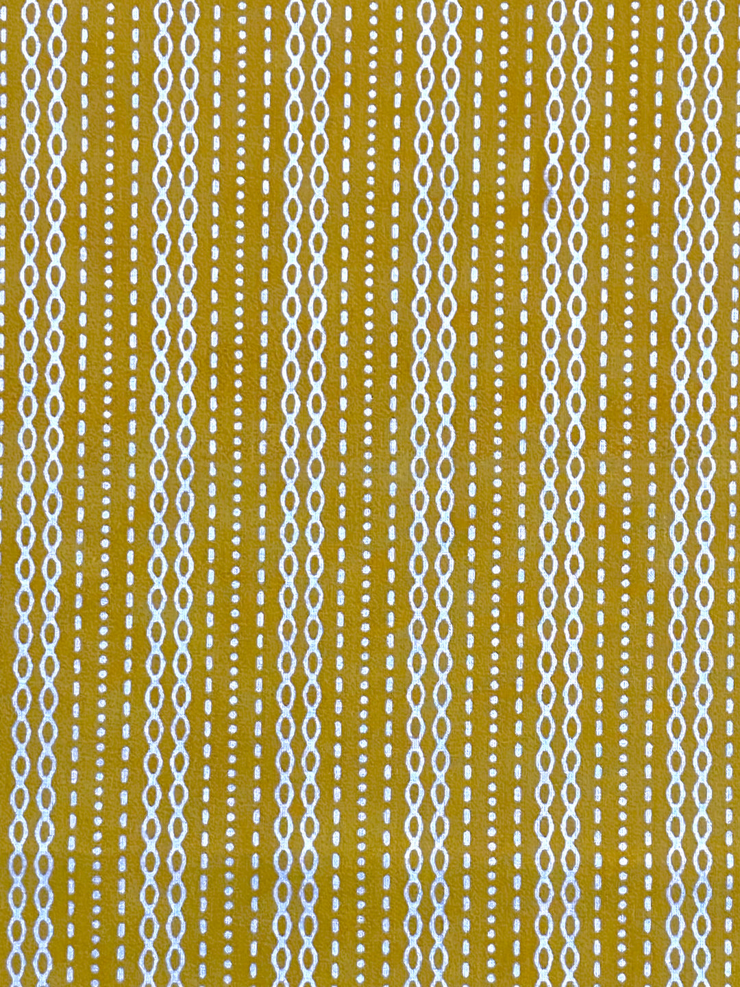 Printed Cotton Fabric Mustard