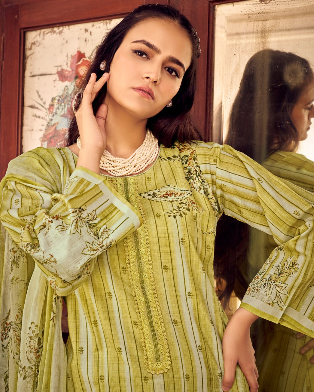 Fazals Cotton Printed Suit