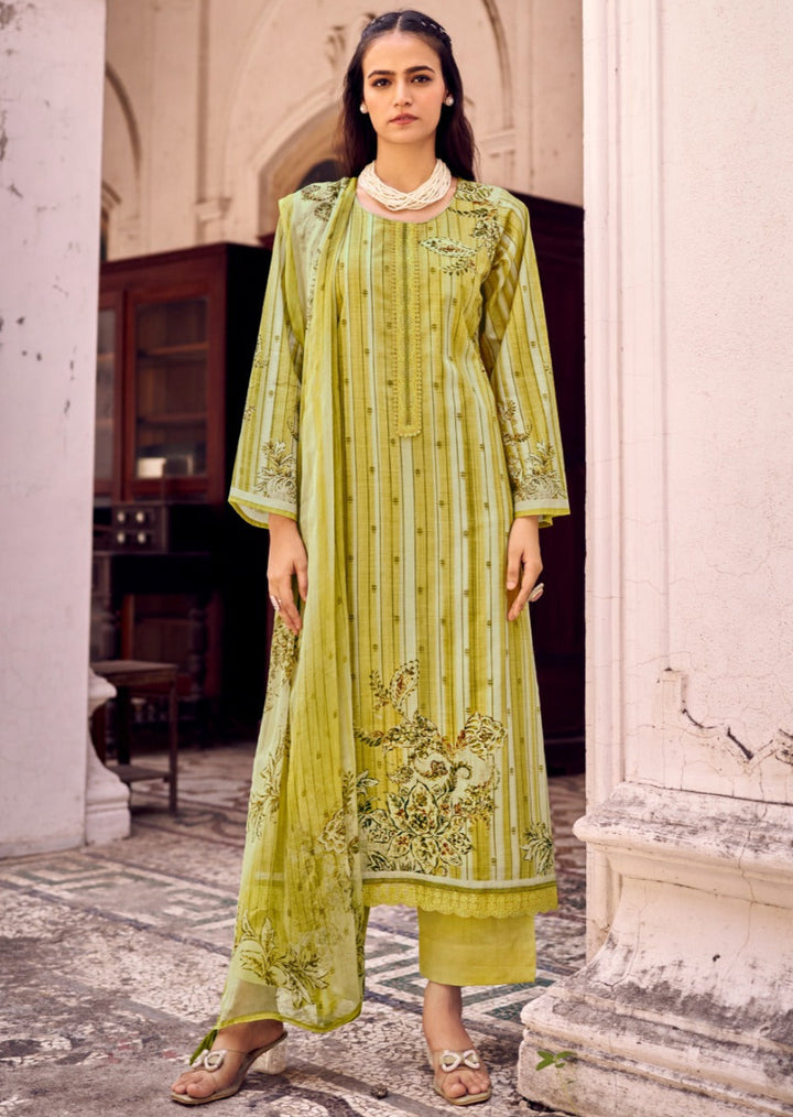 Fazals Cotton Printed Suit