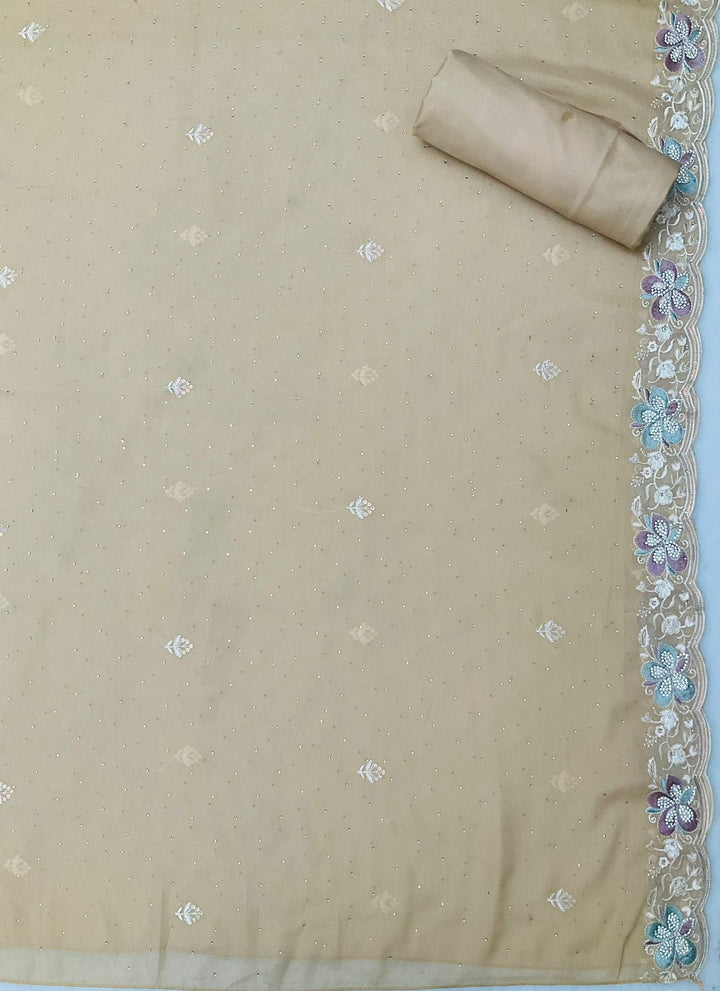 Georgette Embroidered Unstiched Suit -45552
