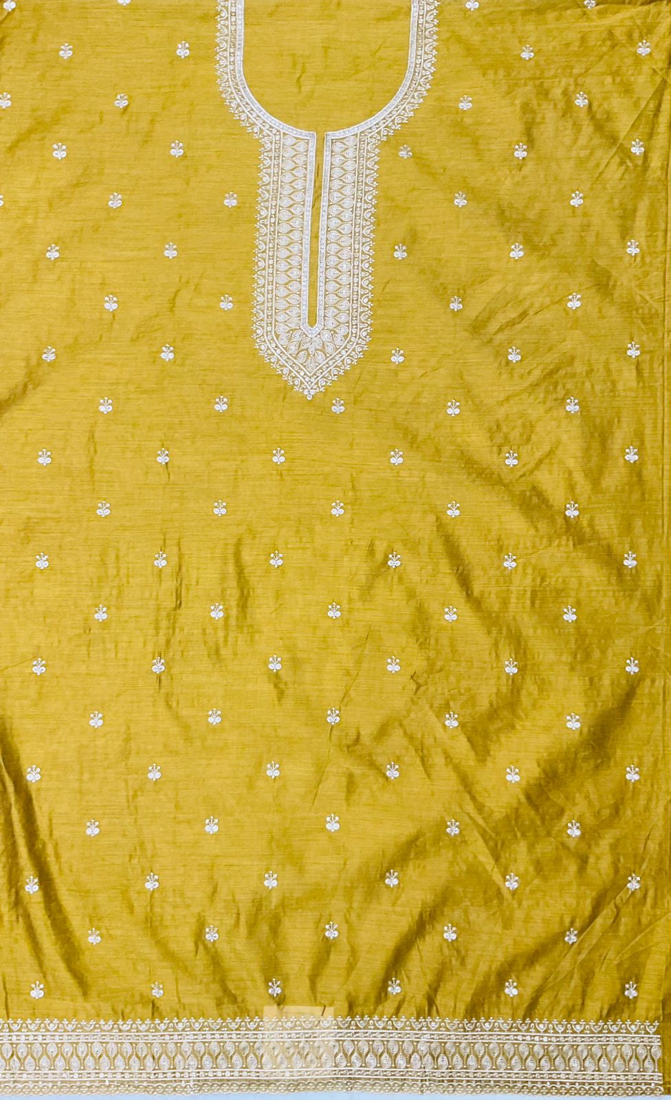 Silk Embroidered Unstiched Suit -45548