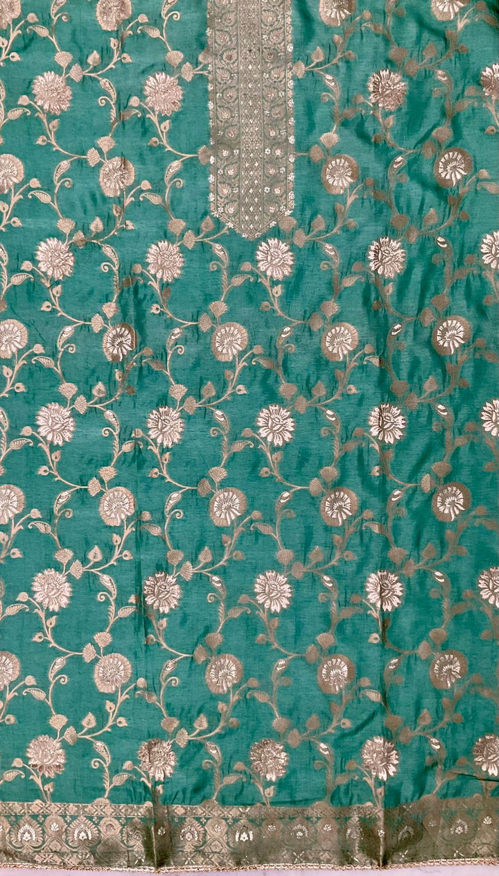 Woven Silk Unstitched Suit -45546