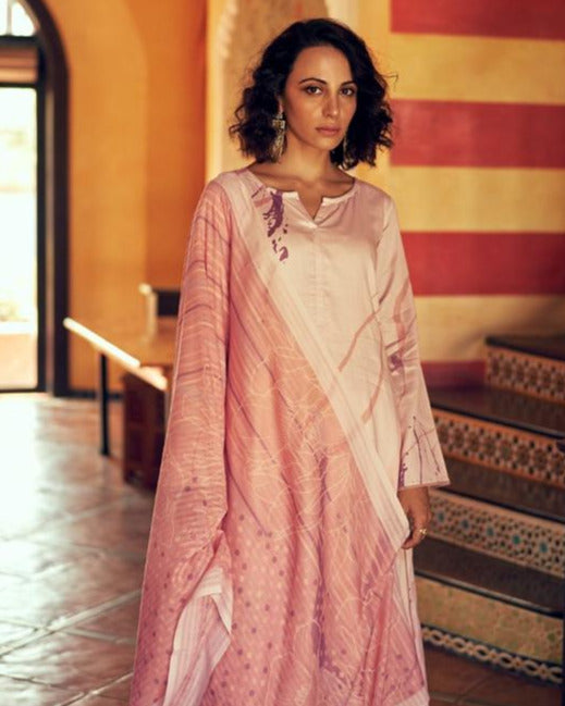 44429 - Printed Cotton Embroidered Suit With Cotton Duppatta