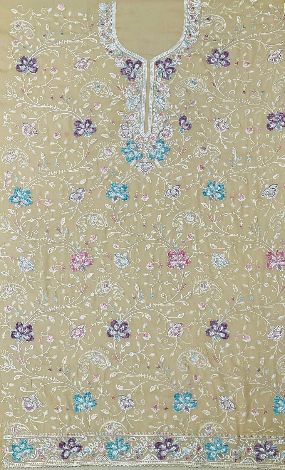 Georgette Embroidered Unstiched Suit -45552