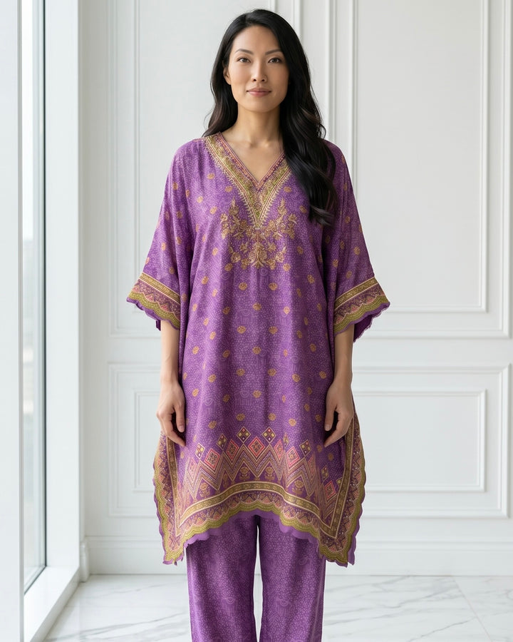 Embroidered Silk Festive Elegance Collection (38117)