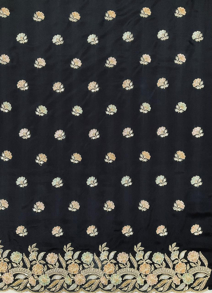 Chinnon Embroidered Unstiched Suit (45465)