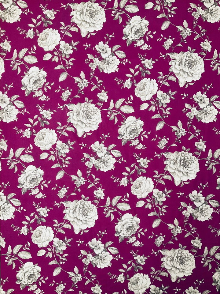 Pure Cotton Plain Fabric-53868 Purple
