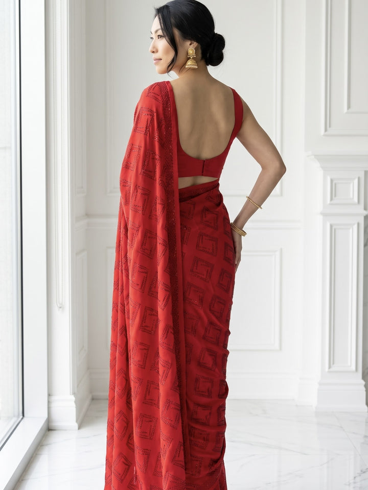 Embroidered Chinnon Festive Elegance Collection (30452)