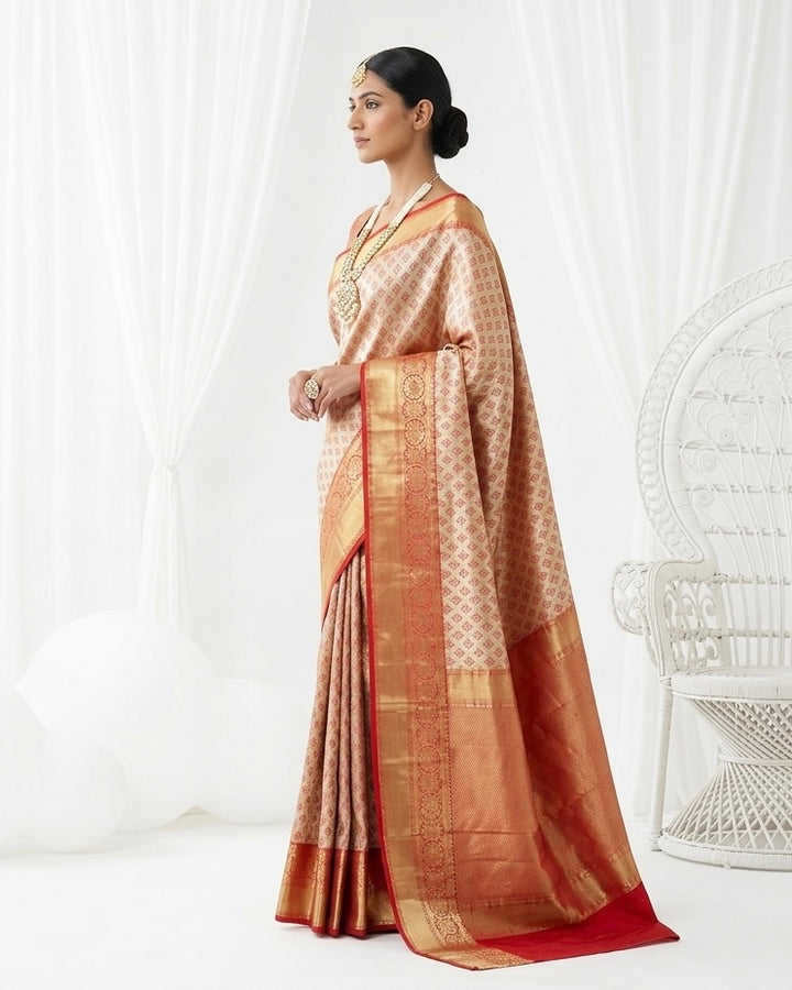 Festive Woven Silk Saree in Rich Hues (37560)
