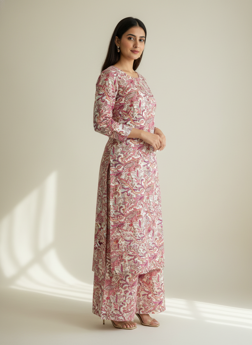 Digitally Printed Cotton Fabric for Everyday Elegance (54284)