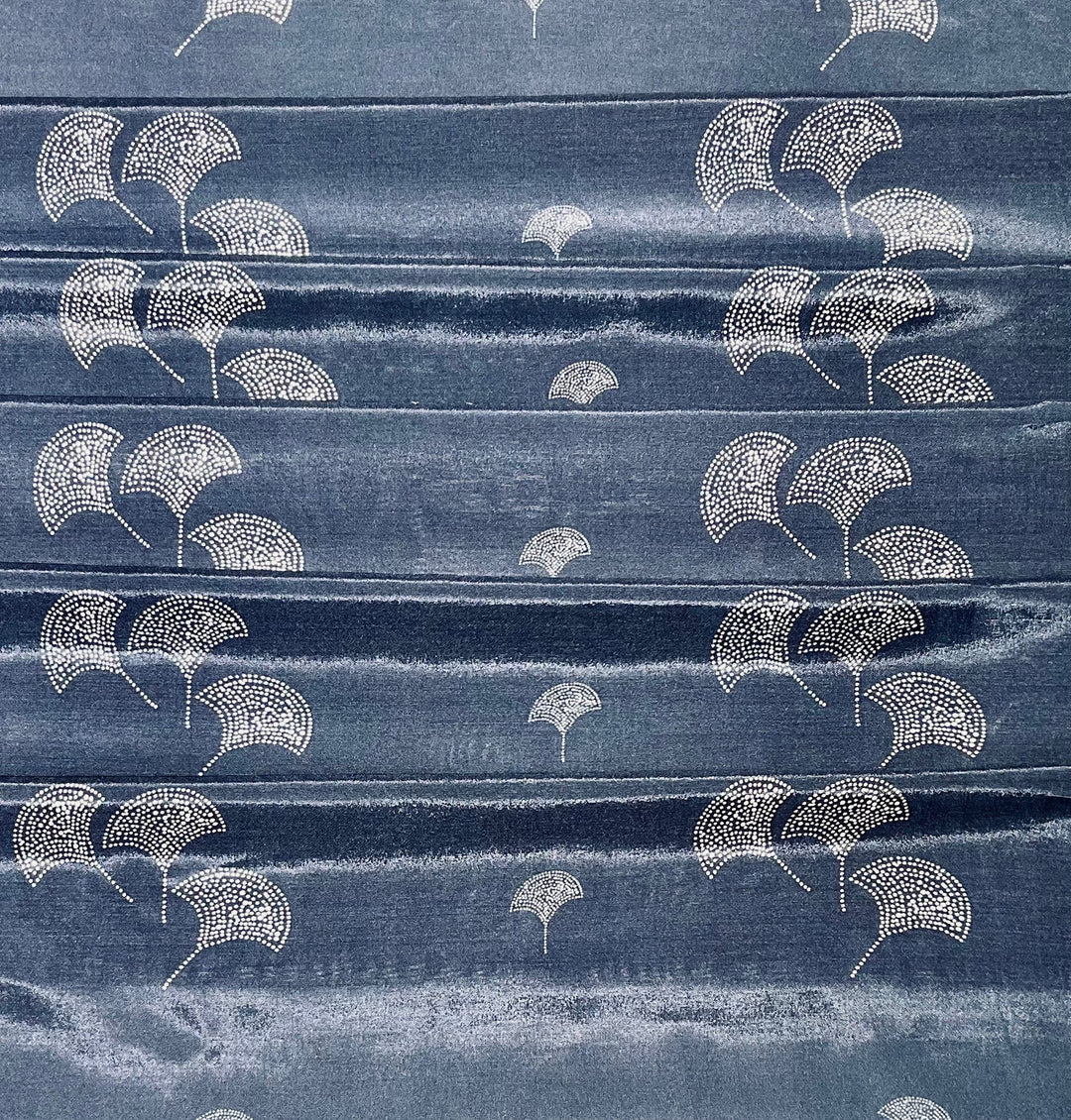 Pure Muslin Printed Fabric (46077)