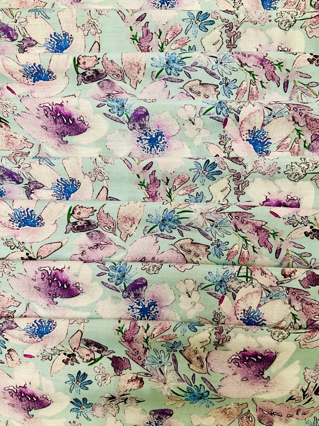 Pure Muslin Printed Fabric (23554)