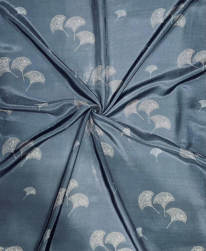 Pure Muslin Printed Fabric (46077)