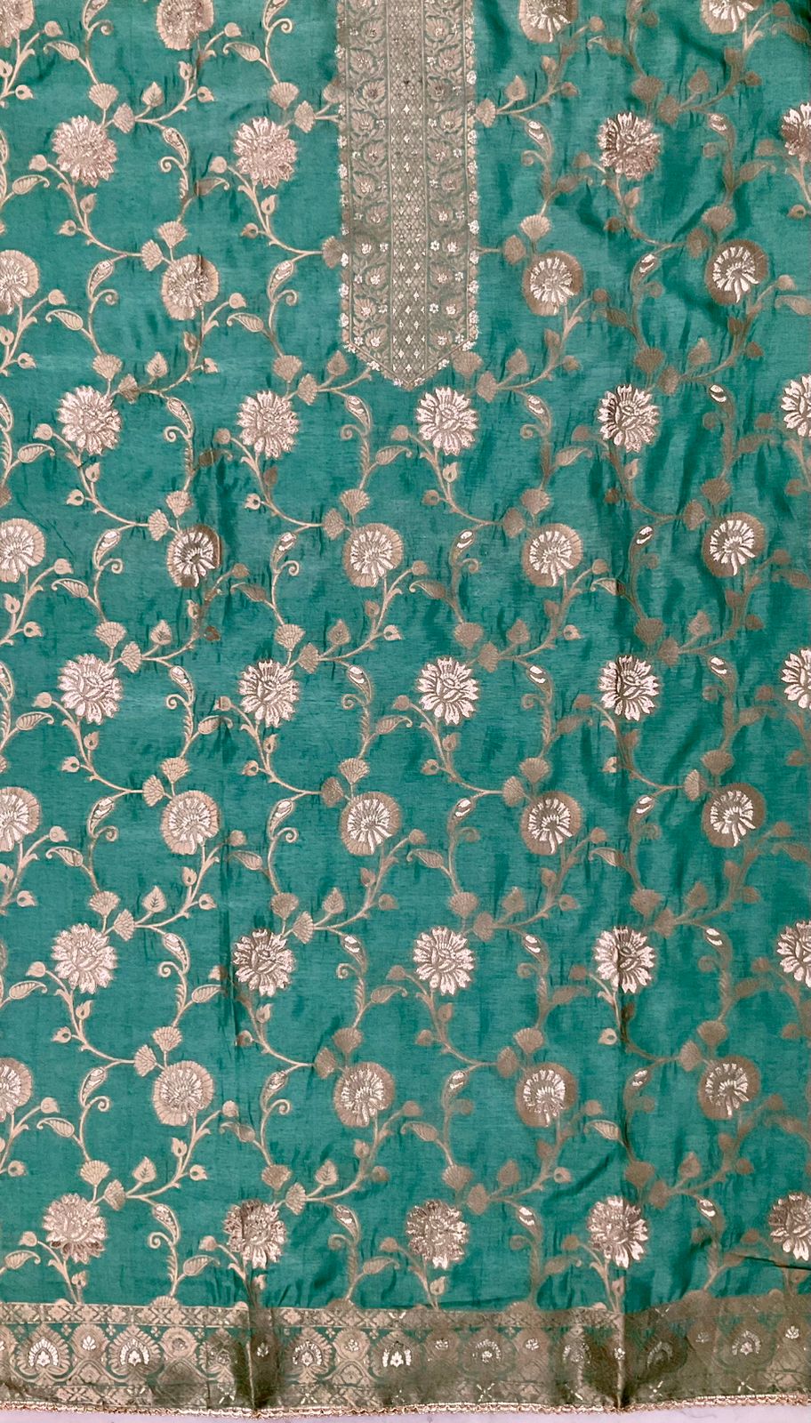 Woven Silk Unstitched Suit (45546)