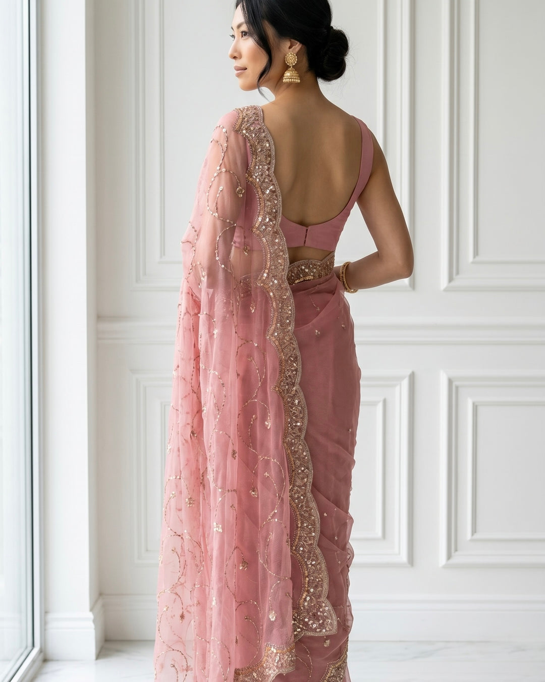 Embroidered Satin Festive Elegance Collection (47457)