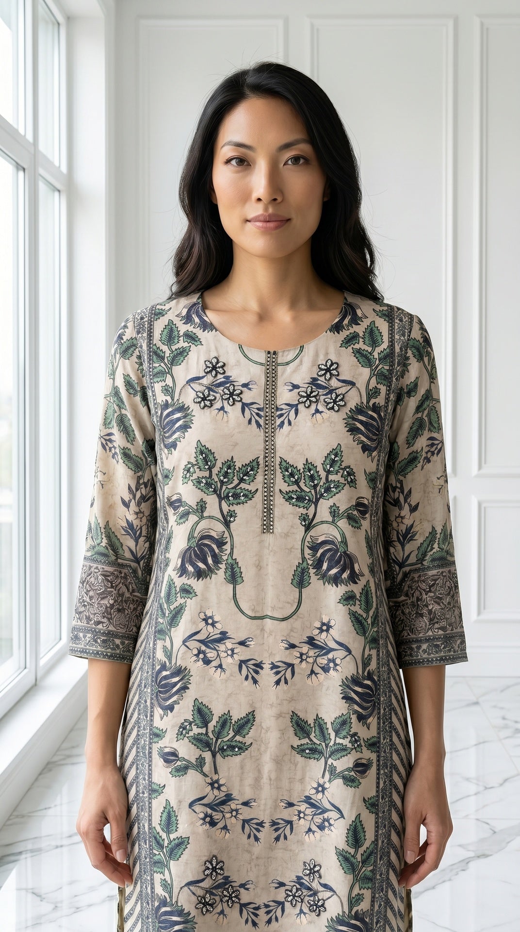 Heritage Cotton Embroidered Festive Elegance (47668)