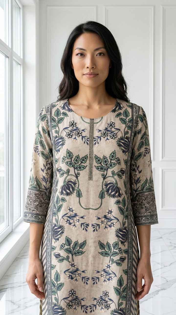 Heritage Cotton Embroidered Festive Elegance (47668)