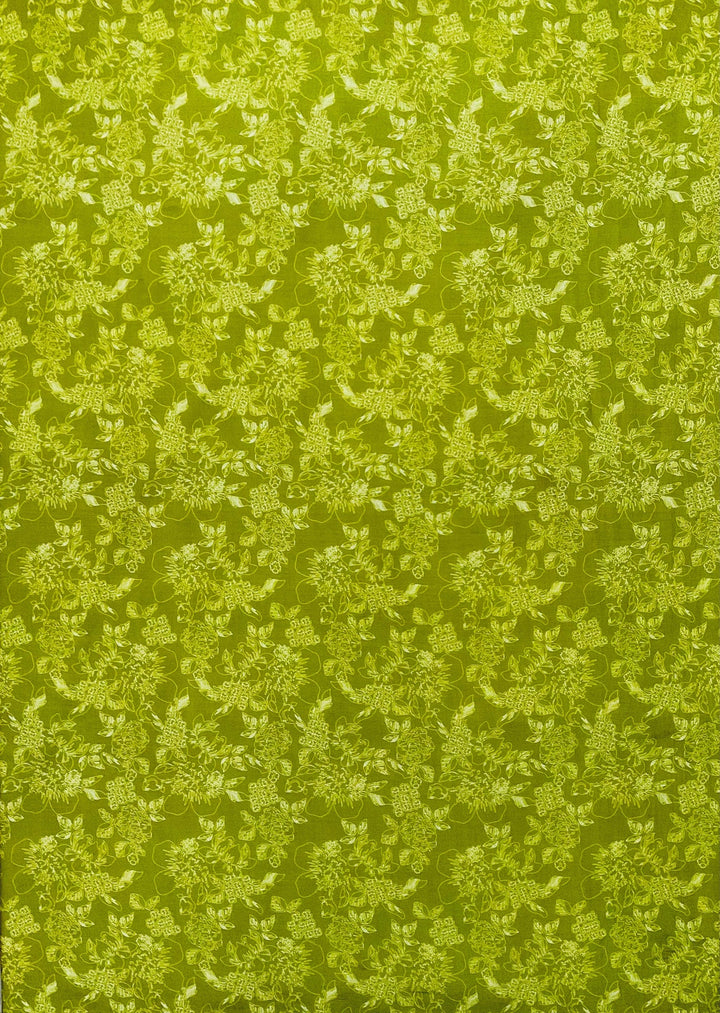 Pure Muslin Printed Fabric (46069)